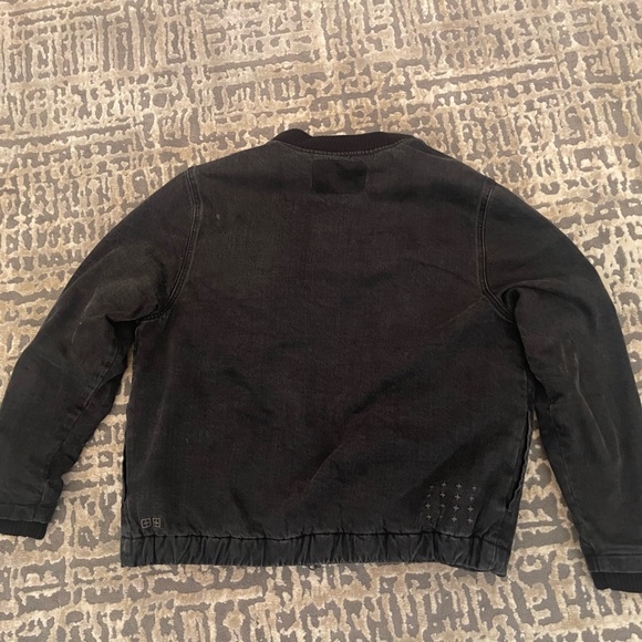 Ksubi Black Hoodrat Krow Reversible Bomber Jacket Size Large 100% Auth Like New - Picture 4 of 6